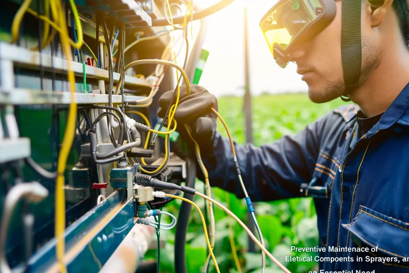 Mantenimiento preventivo de las partes electricas en fumigadoras