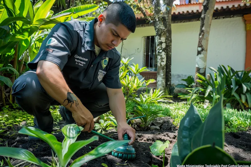 Tecnicas de minimizacion de residuos en servicios de control de plagas